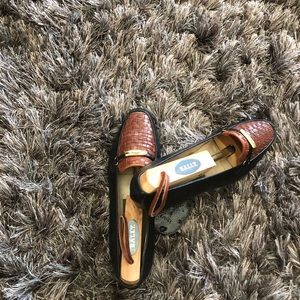 Black and Tan Leather Shoes